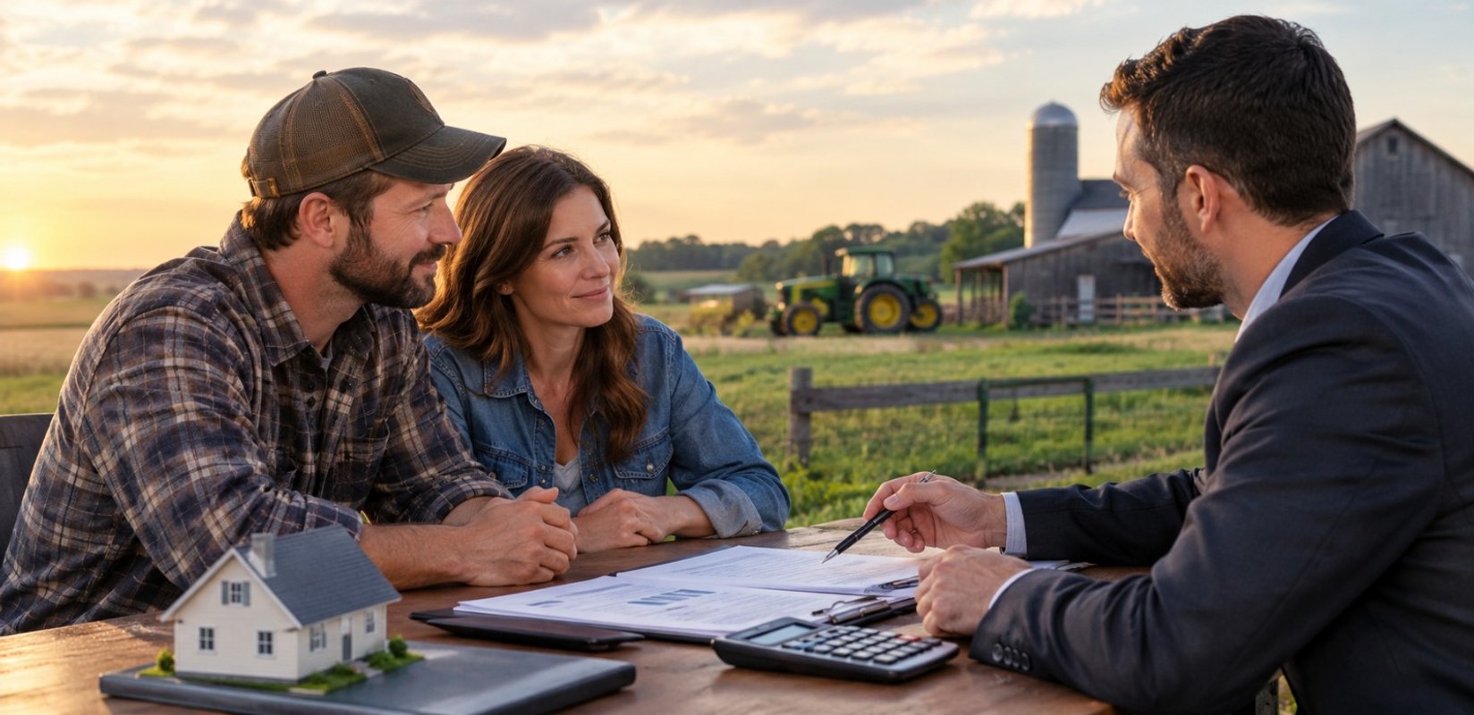 New Zealand mortgage broker helping rural couple