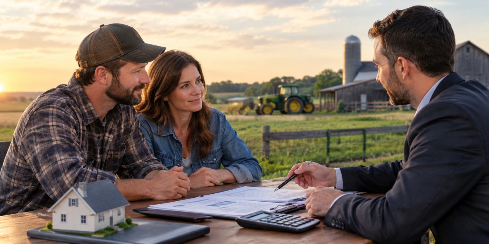 New Zealand mortgage broker helping rural couple