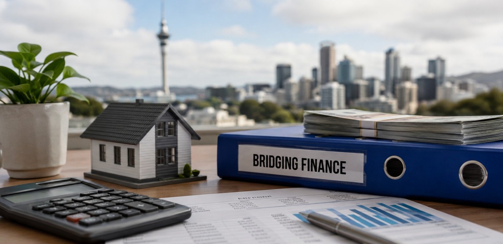 Couple reviewing bridging finance options for buying a new home in New Zealand