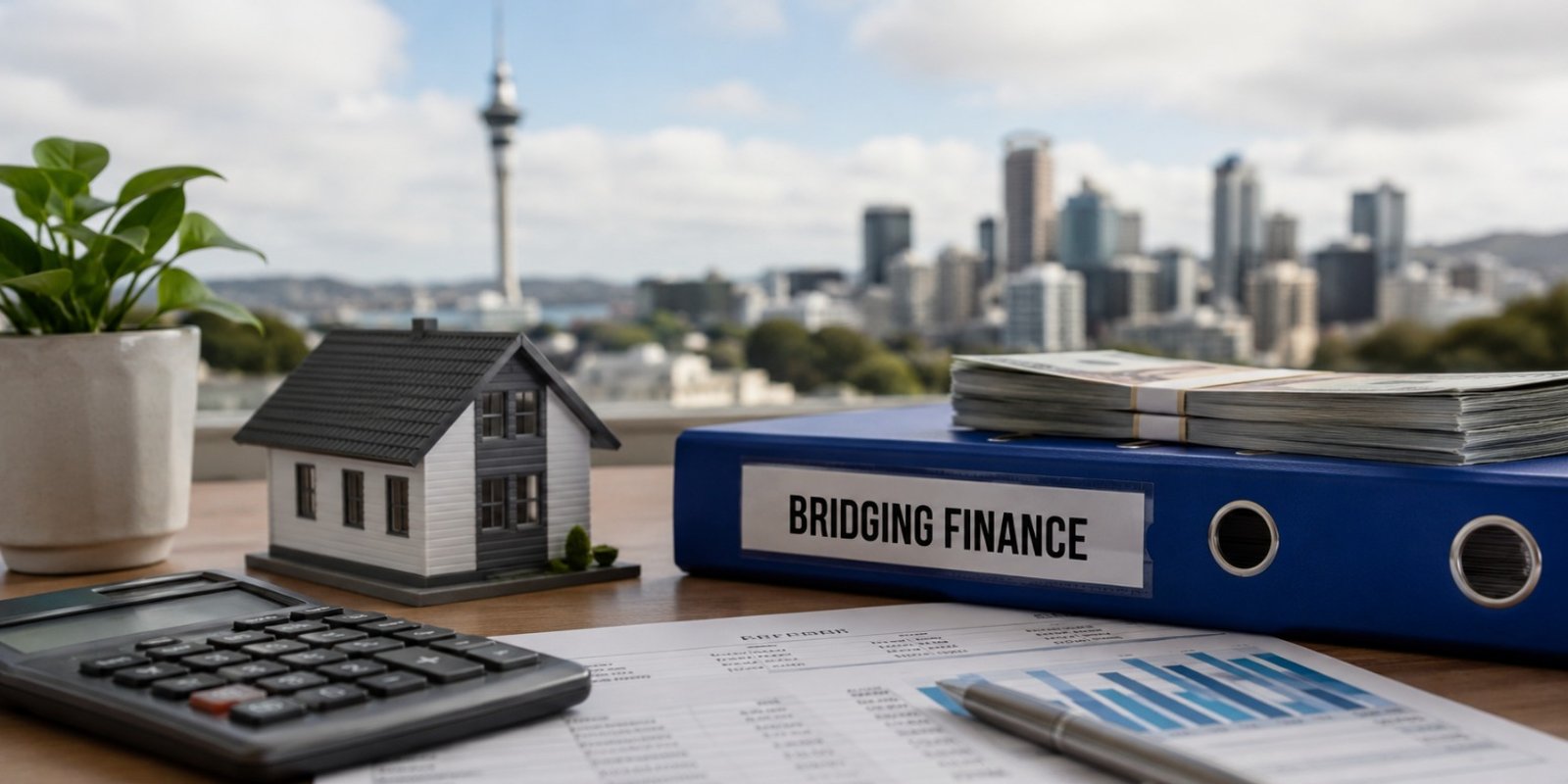 Couple reviewing bridging finance options for buying a new home in New Zealand