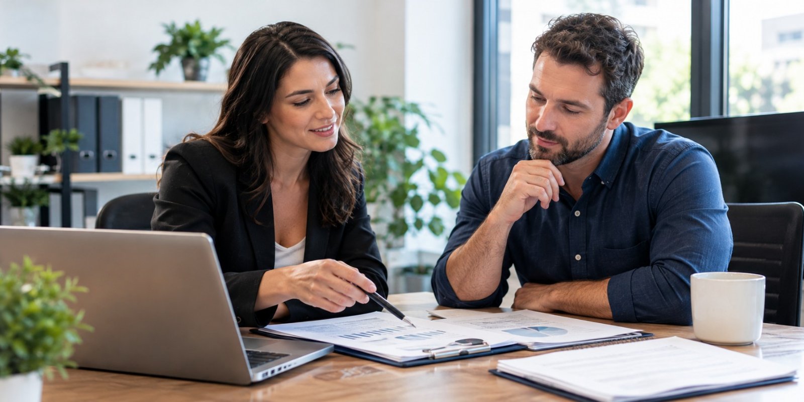 Business owner discussing funding options with a business loan broker in NZ