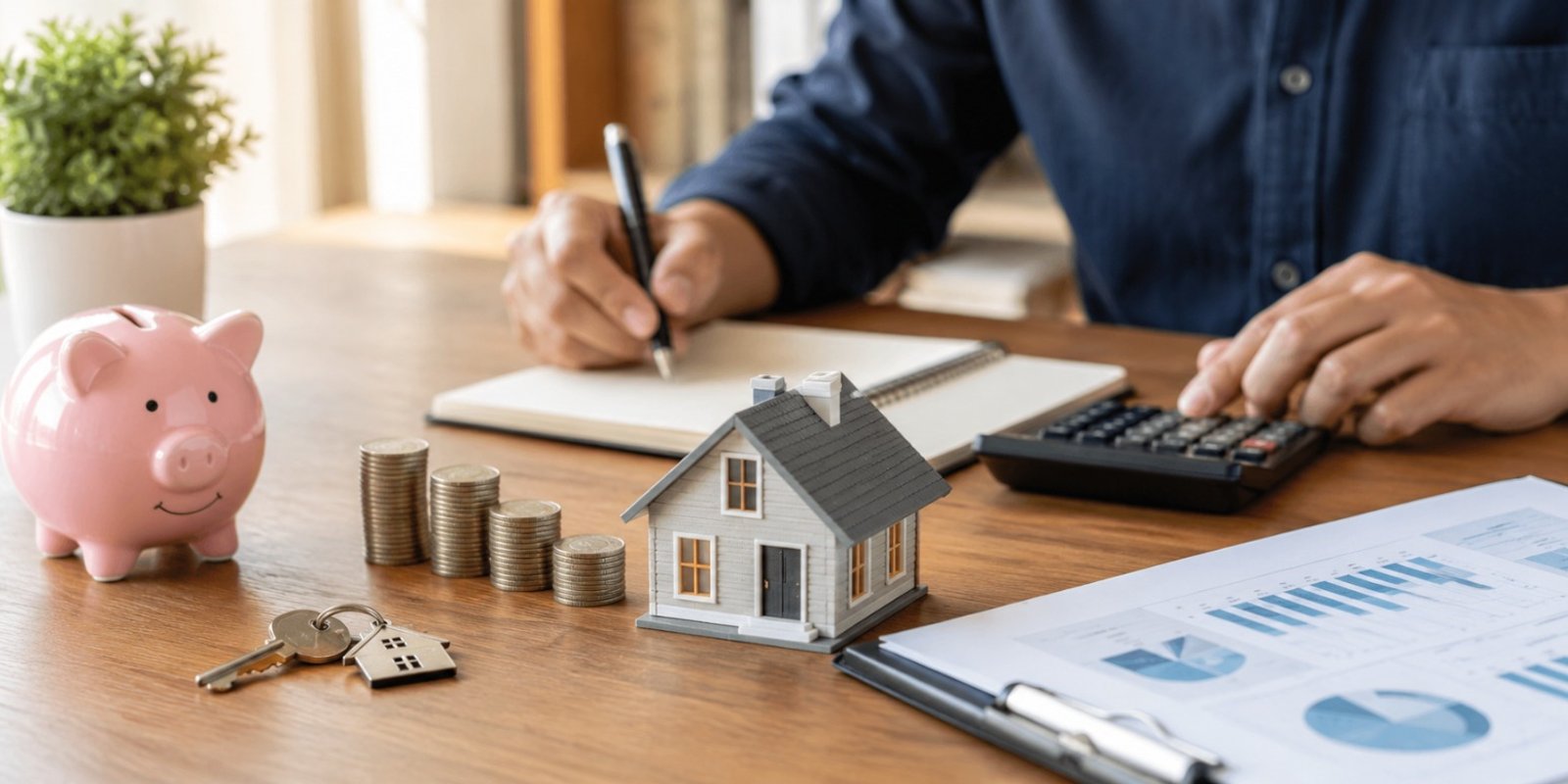 Couple reviewing their finances before applying for an investment property loan in NZ