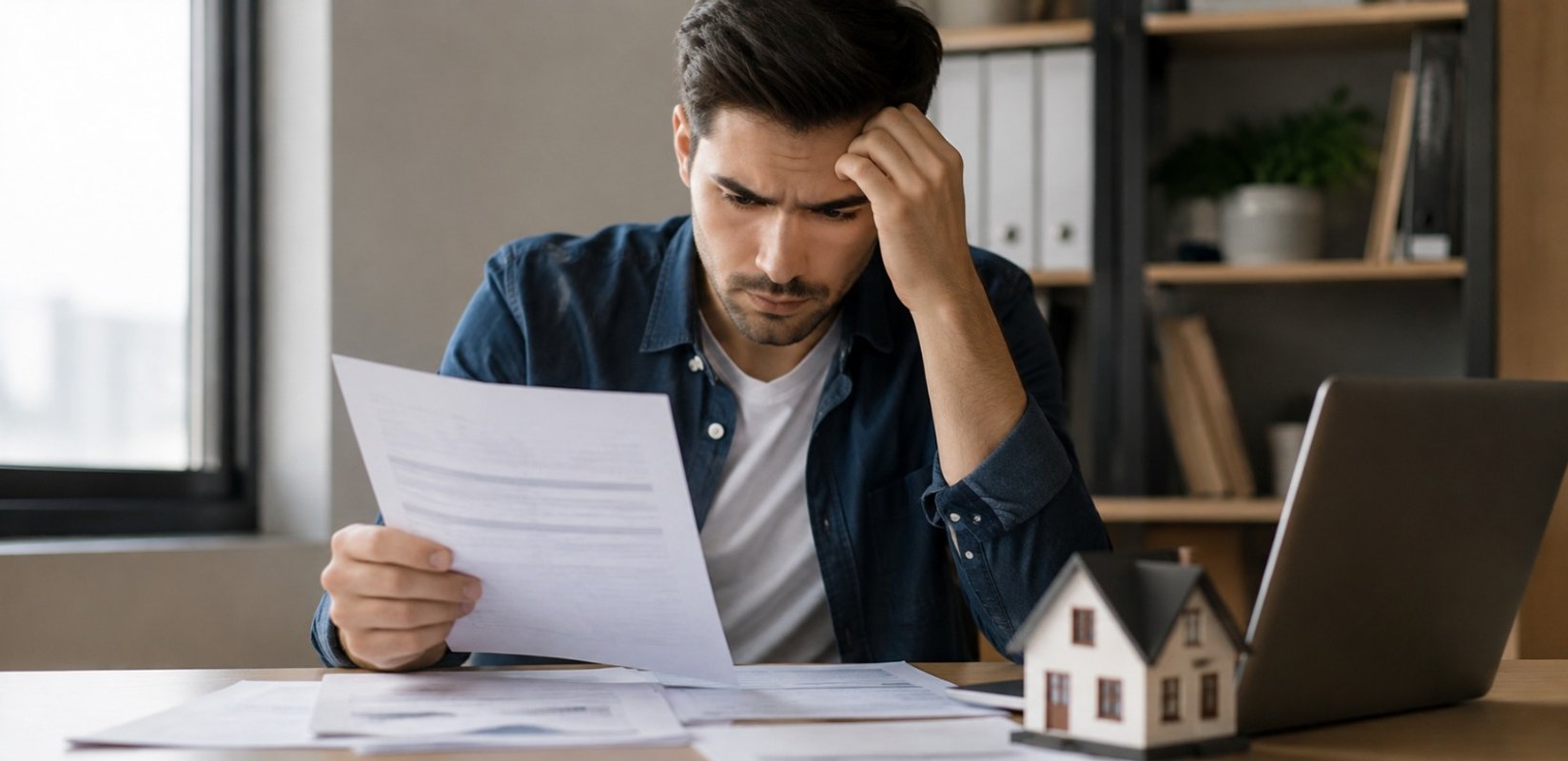 Couple reviewing mortgage pre-approval documents with a mortgage broker in New Zealand