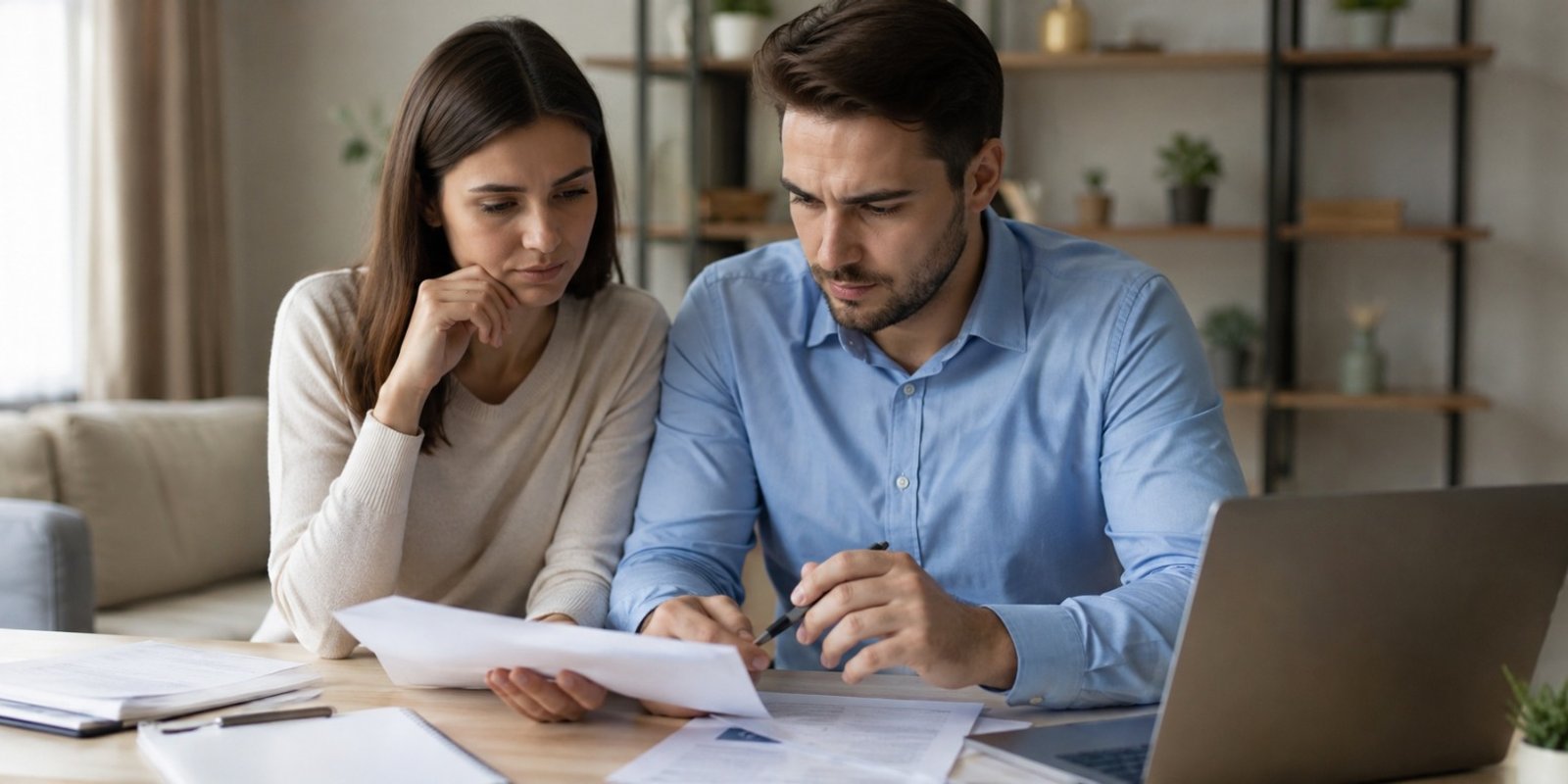 Person using an online mortgage calculator on a laptop before meeting a mortgage broker